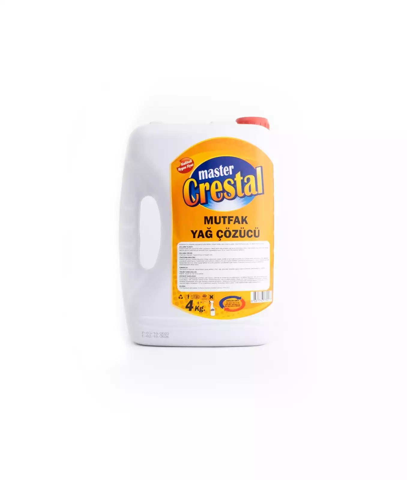Master Crestal Mutfak Yağ Çözücü